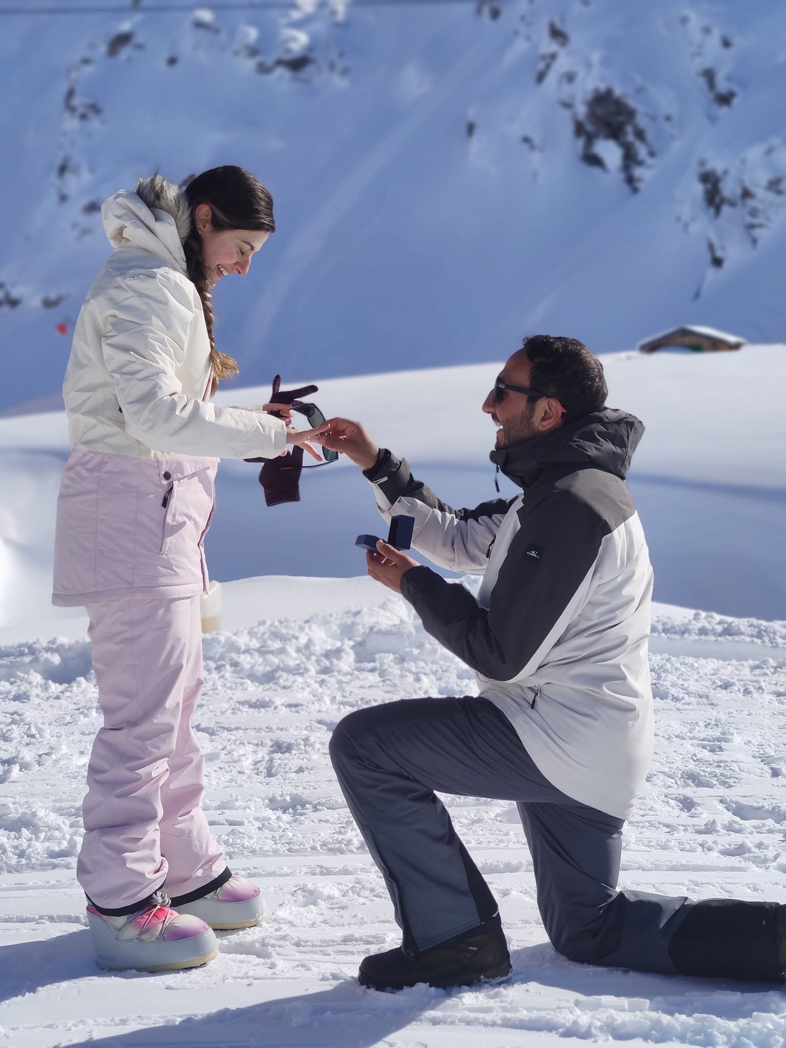 Une demande en mariage là-haut