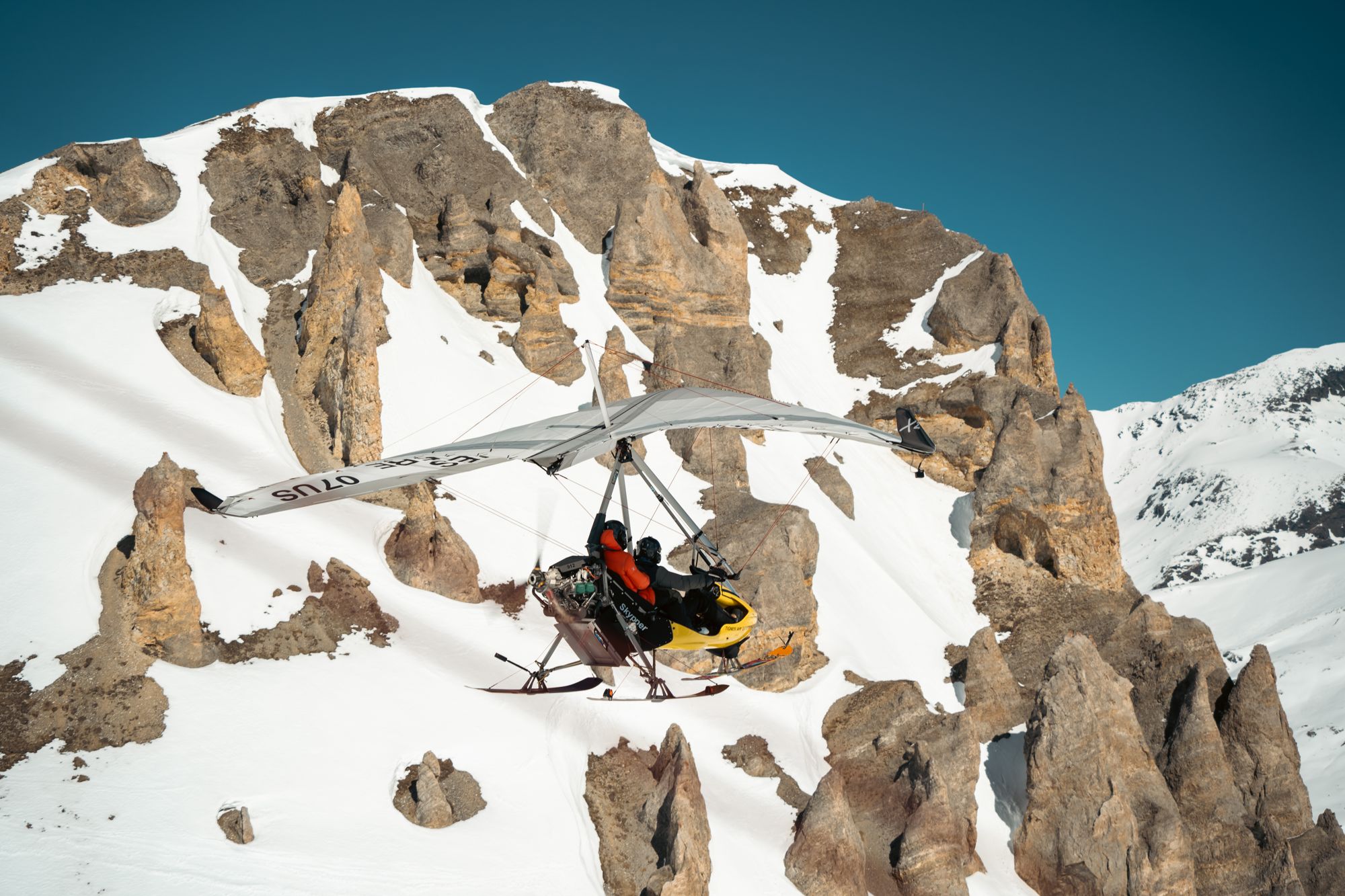 Posé près des aiguilles