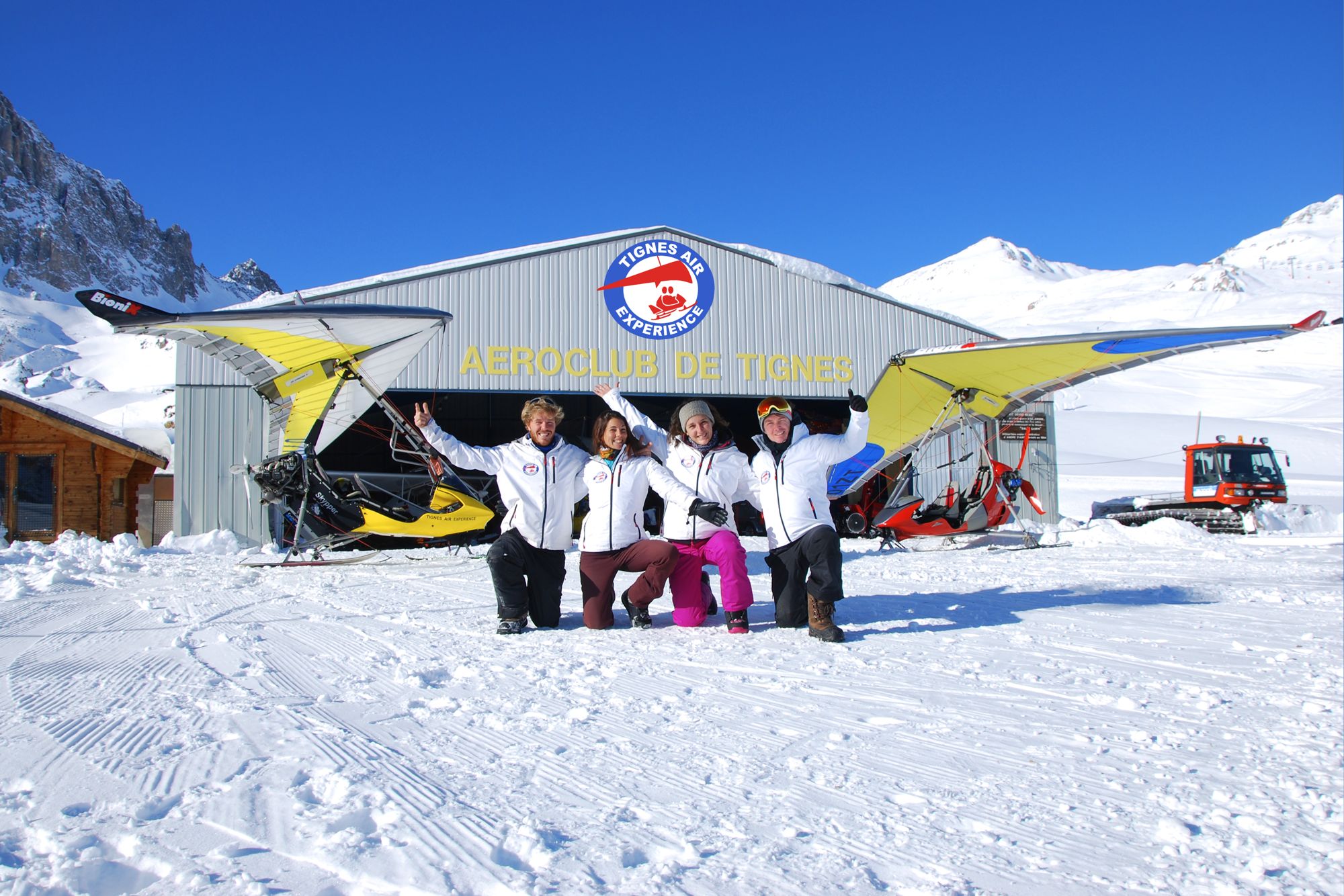 À l'altiport