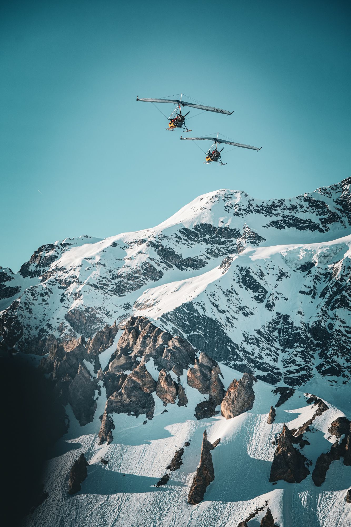 Crêtes et glaciers